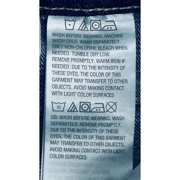 Logo Lori Goldstein Skinny Jeans Size 8 Dark Wash Major Embroidered on Pocket - Picture 15 of 16